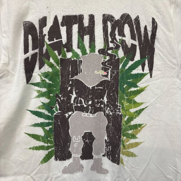 Death Row Records Chronic Throne Rap Record Label T-Shirt M - Picture 2 of 4